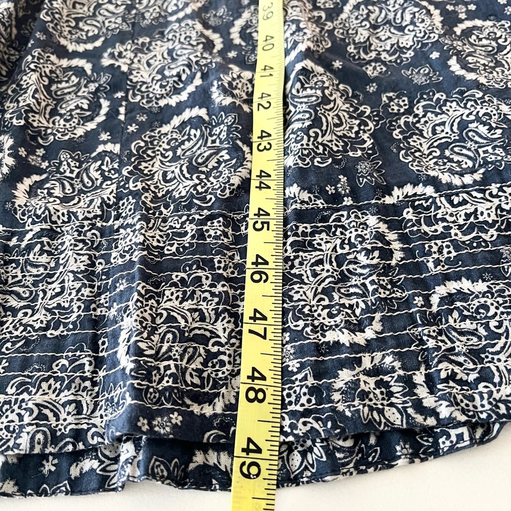 Coldwater Creek Paisley Maxi Dress Coastal Boho - Picture 6 of 12